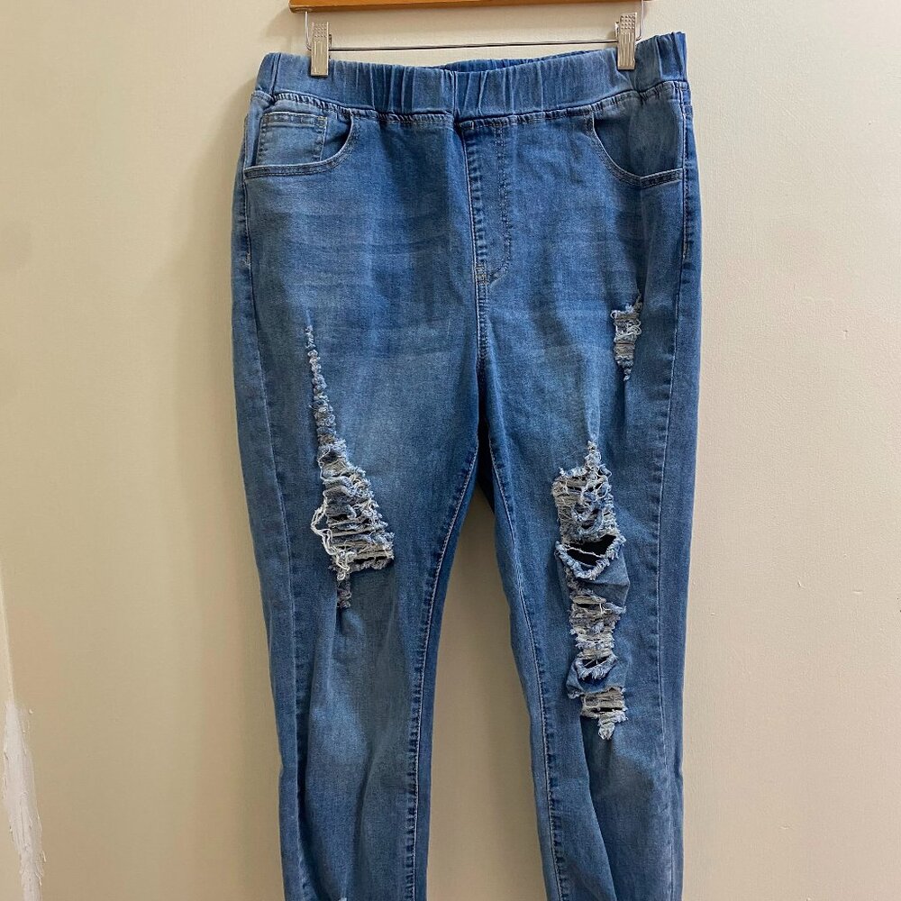 Distressed Jeggings